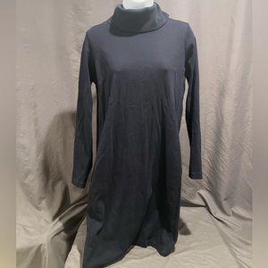 White Label size US8 dark blue turtle neck with zipper in back